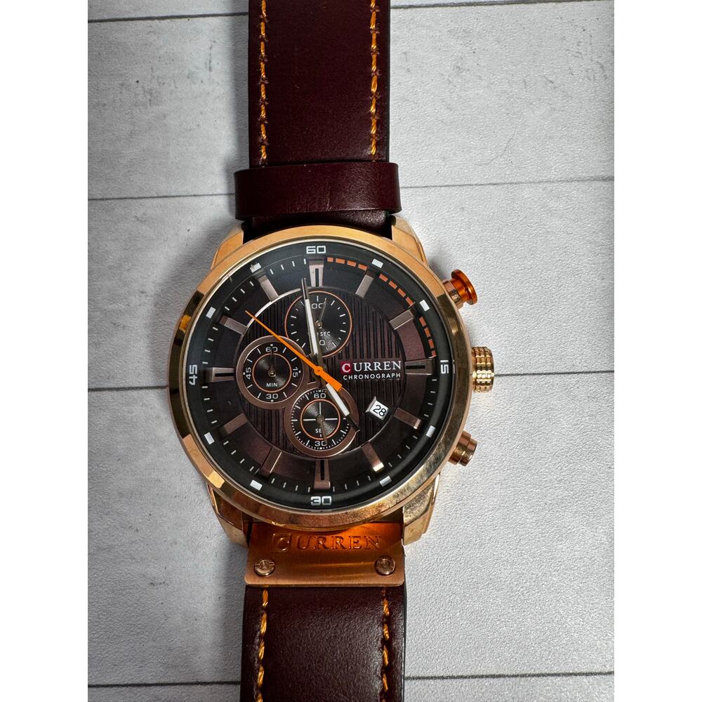 CURREN - Grandeur Mens Rose Gold Wristwatch